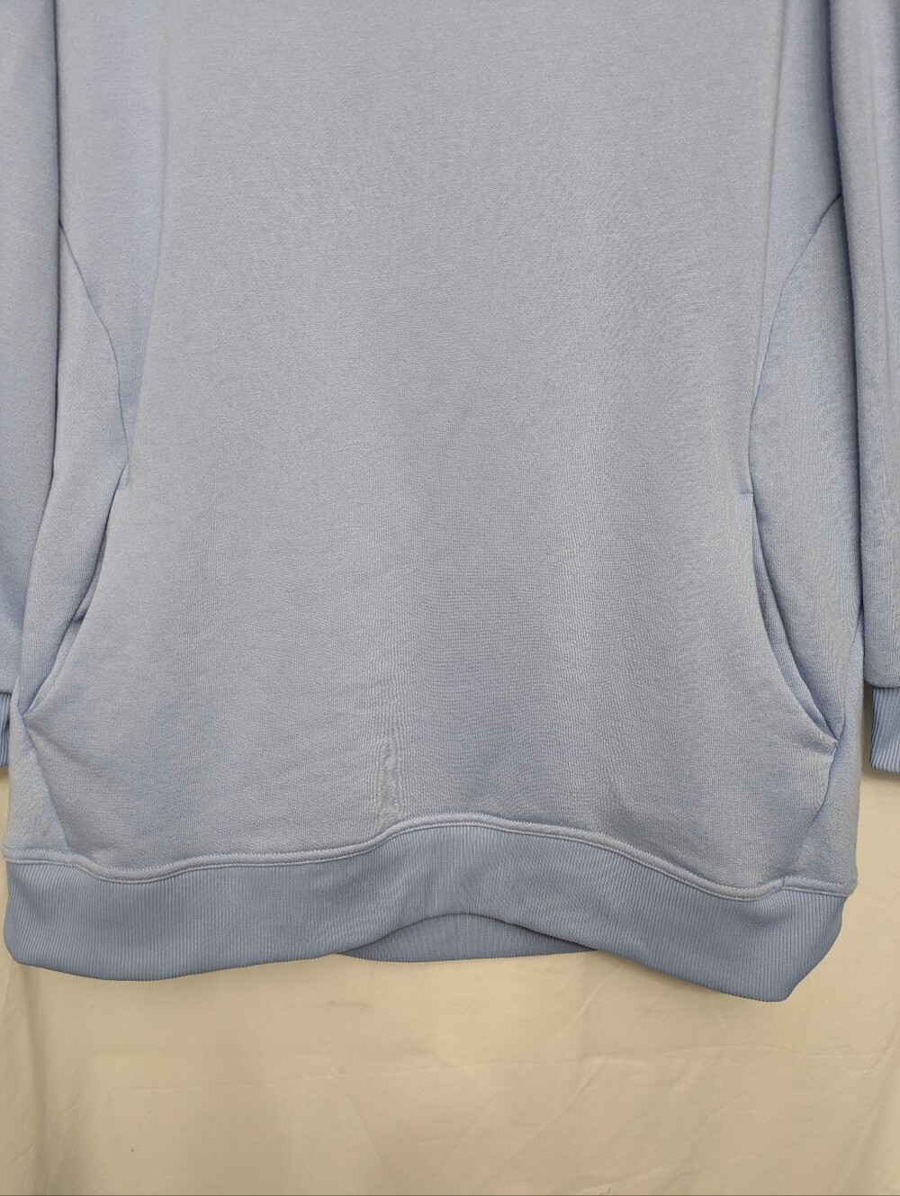 Halara Blue Oversized Sweatshirt Tunic Medium Pockets Athleisure - Picture 3 of 7